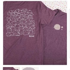 💜SOLD💜 NWOT All the Cats T-shirt 🐈